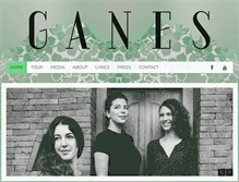 Tablet Screenshot of ganes-music.com